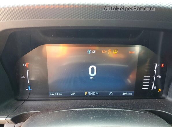 1FTER4HH3RLE75182 2024 FORD RANG Серый Вид щитка приборов