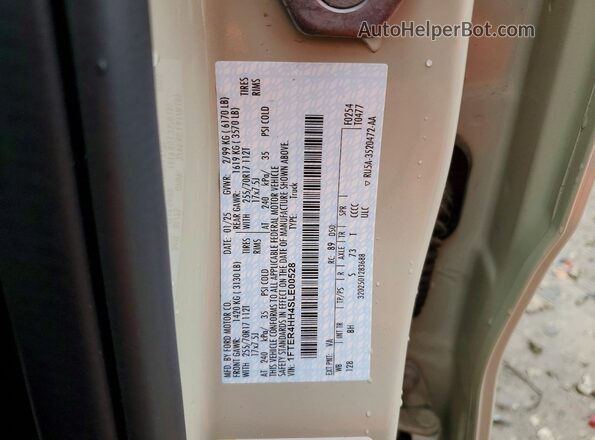 1FTER4HH4SLE00528 2025 FORD RANG Желто-коричневый Вид подкапотного пространства