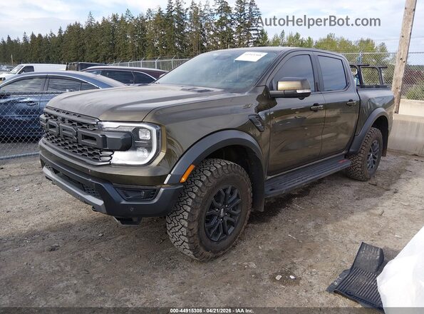 1FTER4LR0SLE37656 2025 FORD RANG Зеленый Передняя левая четверть