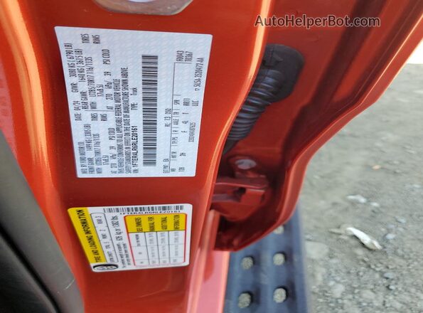 1FTER4LR6RLE20161 2024 FORD RANG Orange Вид підкапотного простору
