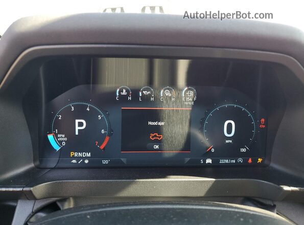 1FTER4LR6RLE20161 2024 FORD RANG Orange Вид щитка приладів