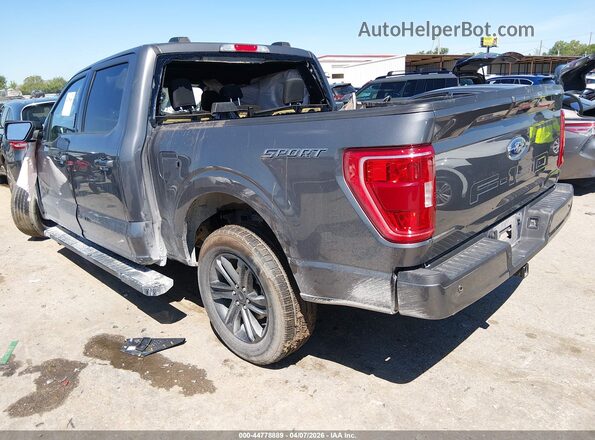 1FTEW1C58PFC09222 2023 FORD F150 Серый Задняя левая четверть
