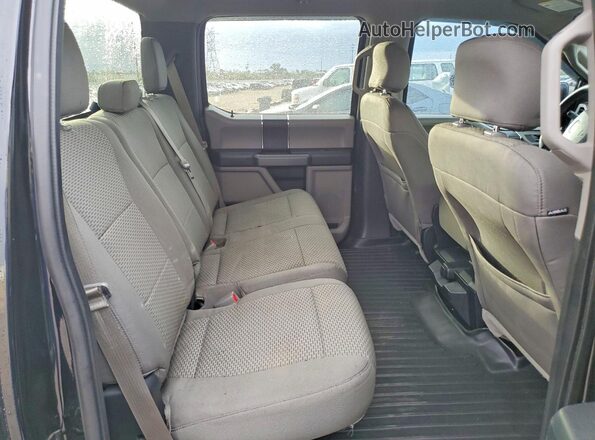 1FTEW1CF1GFA88672 2016 FORD F150 Черный Вид задних сидений