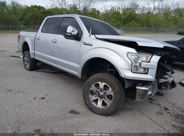 1FTEW1CF2HKC02106 2017 FORD F150 Silver Առջևի աջ