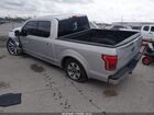 2017 Ford F-150 Lariat Silver vin: 1FTEW1CF2HKC02106