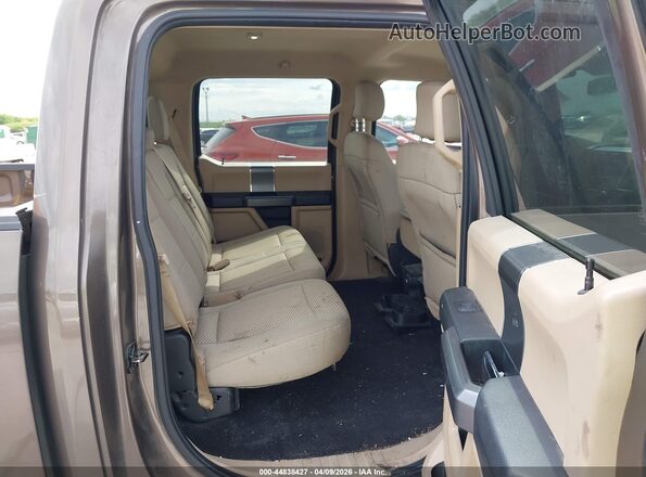 1FTEW1CF3GKF03854 2016 FORD F150 Brown Widok naklejki z numerem VIN