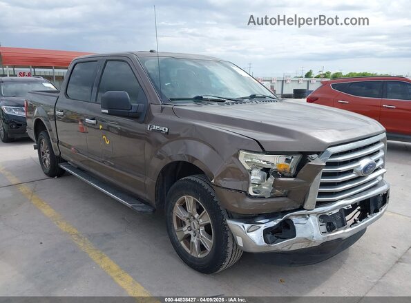 1FTEW1CF3GKF03854 2016 FORD F150 Brown Przód prawy