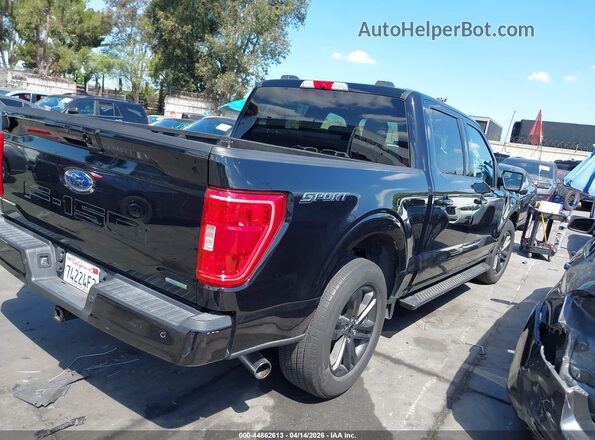 1FTEW1CP2MFB10134 2021 FORD F150 Черный Задняя правая четверть