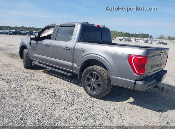 1FTEW1CP3MFD08656 2021 FORD F150 Серый Задняя левая четверть