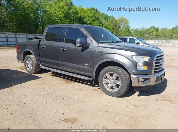 1FTEW1CPXGFA09380 2016 FORD F150 Серый Передняя правая четверть