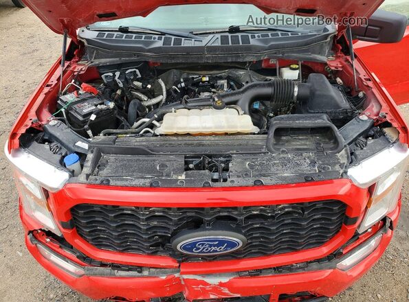 1FTEW1CPXNKD01955 2022 FORD F150 Красный Вид задней части салона