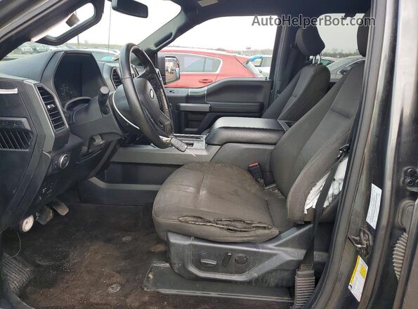 1FTEW1E40KFA33747 2019 FORD F150 Gray Вид салону спереду
