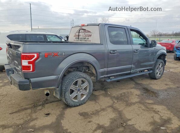 1FTEW1E40KFA33747 2019 FORD F150 Gray Задня права чверть