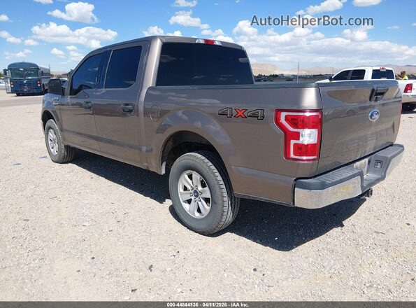1FTEW1EB8JKF31327 2018 FORD F150 Коричневый Задняя левая четверть