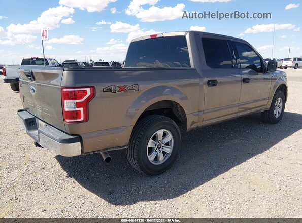 1FTEW1EB8JKF31327 2018 FORD F150 Коричневый Задняя правая четверть
