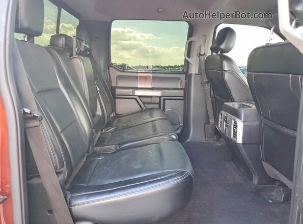 1FTEW1EF4GKF08722 2016 FORD F150 Красный Вид задних сидений
