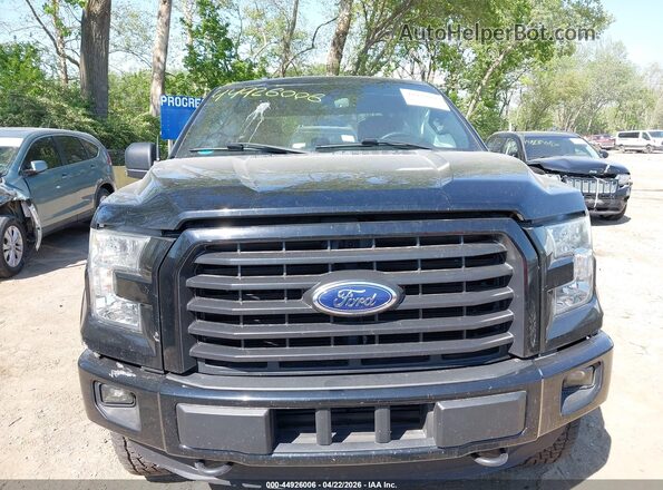 1FTEW1EP0GFB68776 2016 FORD F150 Черный Вид щитка приборов