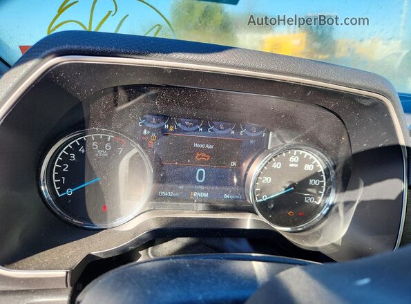 1FTEW1EP2NKD13384 2022 FORD F150 Gray Widok zestawu wskaźników