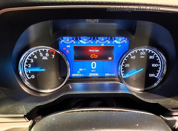 1FTEW1EP2NKF10779 2022 FORD F150 Черный Вид щитка приборов