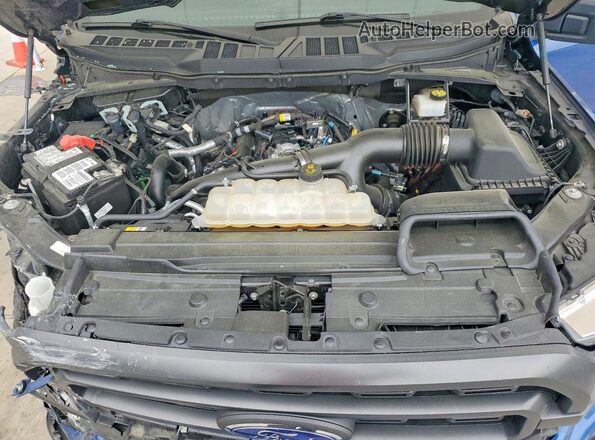 1FTEW1EP2PKE84154 2023 FORD F150 Синий Вид задней части салона