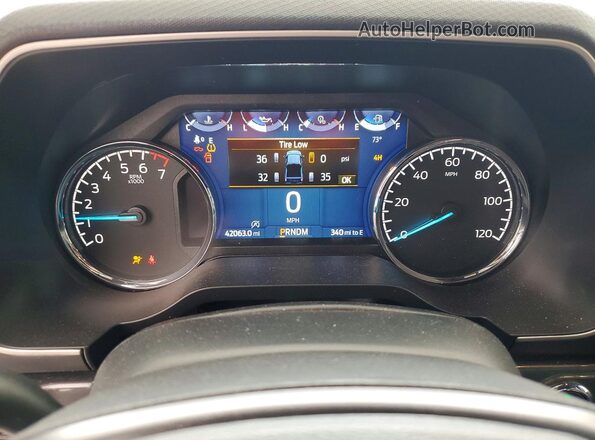 1FTEW1EP2PKE84154 2023 FORD F150 Синий Вид щитка приборов