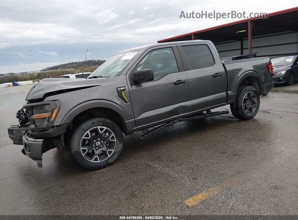 1FTEW2LP1RKD04254 2024 FORD F150 Серый Передняя левая четверть