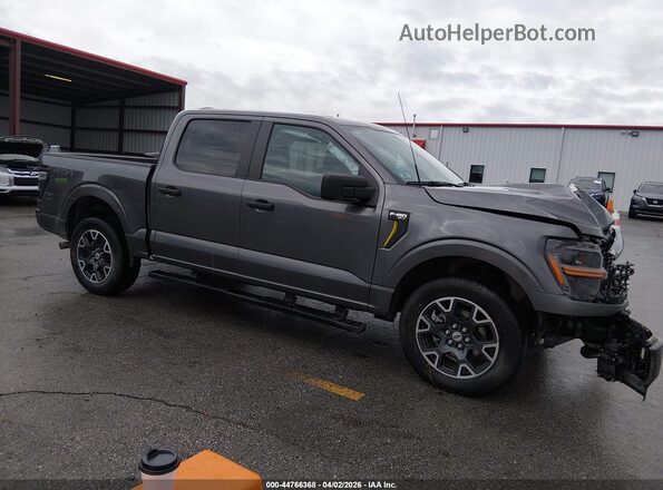 1FTEW2LP1RKD04254 2024 FORD F150 Серый Передняя правая четверть