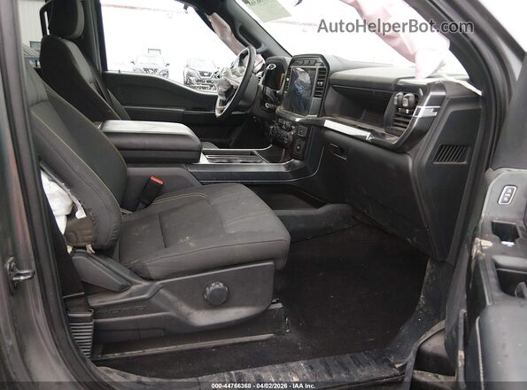 1FTEW2LP1RKD04254 2024 FORD F150 Серый Вид салона спереди