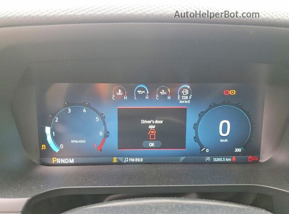 1FTEW2LP1SKF43616 2025 FORD F150 White Instrument cluster view