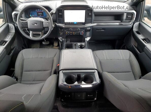 1FTEW2LP1SKF43616 2025 FORD F150 White Dashboard view