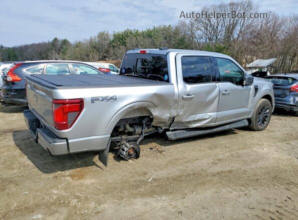 1FTEW3LP9RFB49189 2024 FORD F150 Серебряный Задняя правая четверть