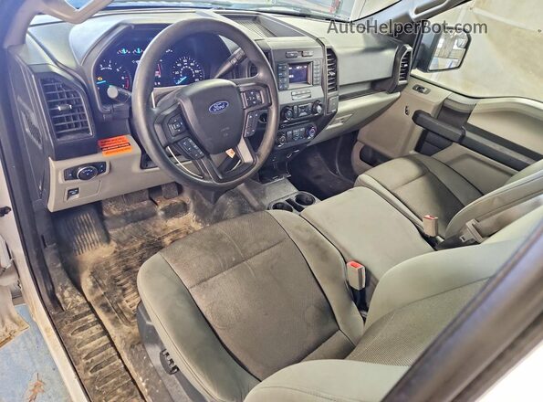 1FTEX1C56JKF06324 2018 FORD F150 Белый Вид панели приборов