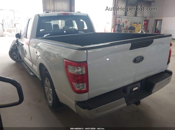 1FTEX1CB0NKF21588 2022 FORD F150 Белый Задняя левая четверть