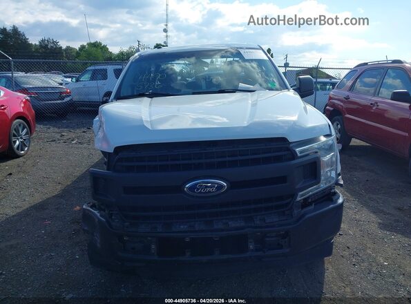 1FTEX1CB9JFC55636 2018 FORD F150 White ხელსაწყოთა პანელის ხედი