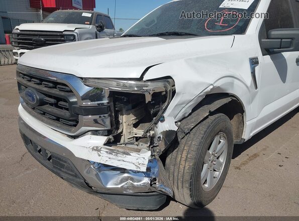 1FTEX1CP5MFA09411 2021 FORD F150 White Widok z przodu
