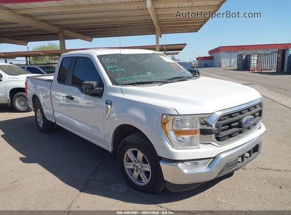 1FTEX1CP5MFA09411 2021 FORD F150 White Przód prawy
