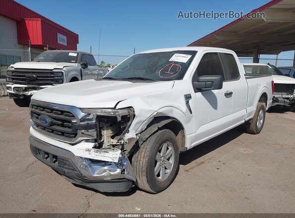 1FTEX1CP5MFA09411 2021 FORD F150 White Przód lewy