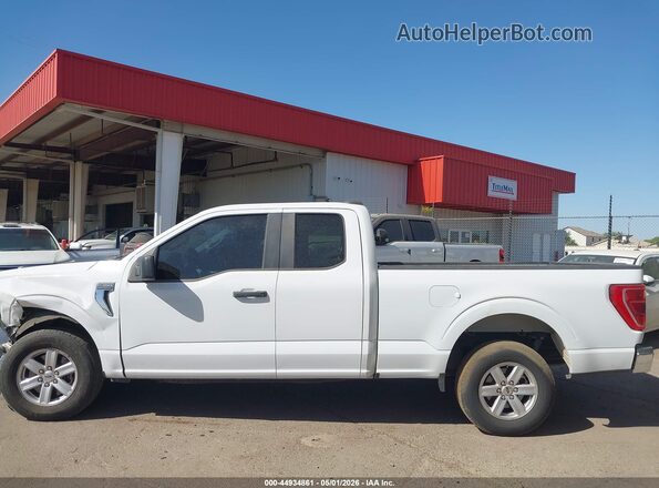 1FTEX1CP5MFA09411 2021 FORD F150 White Widok wnętrza 360 stopni