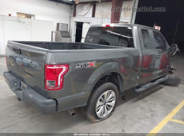 1FTEX1CP6HKC06827 2017 FORD F150 Серый Задняя правая четверть