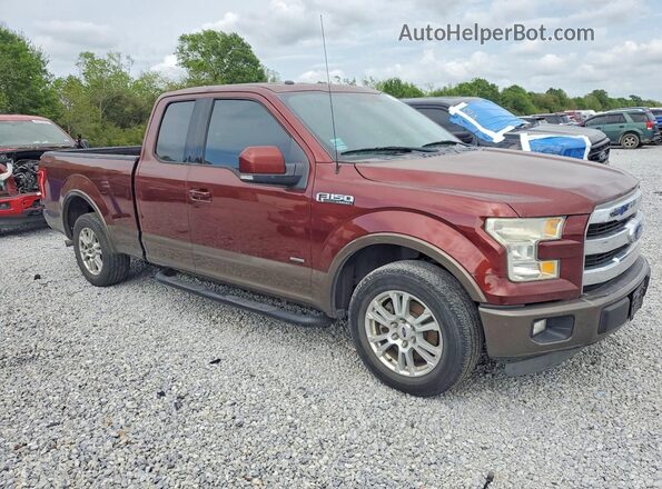 1FTEX1CP8GKE66032 2016 FORD F150 Коричневый Передняя правая четверть