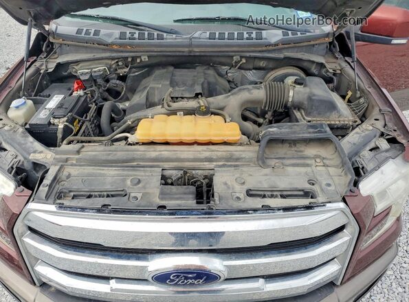 1FTEX1CP8GKE66032 2016 FORD F150 Коричневый Вид задней части салона