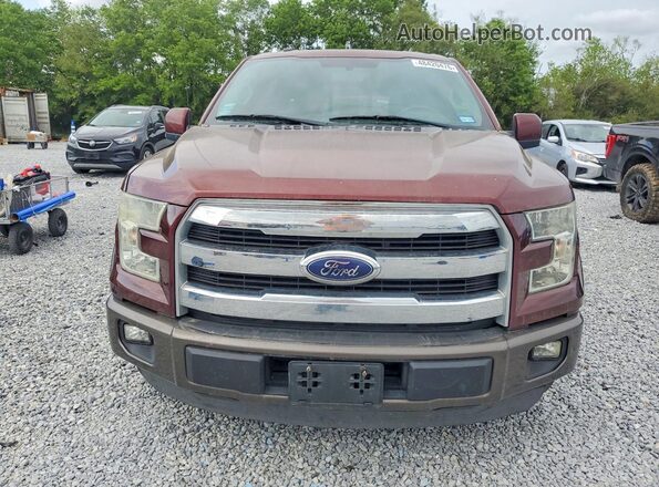 1FTEX1CP8GKE66032 2016 FORD F150 Коричневый Вид спереди