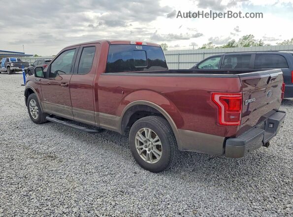 1FTEX1CP8GKE66032 2016 FORD F150 Коричневый Задняя левая четверть