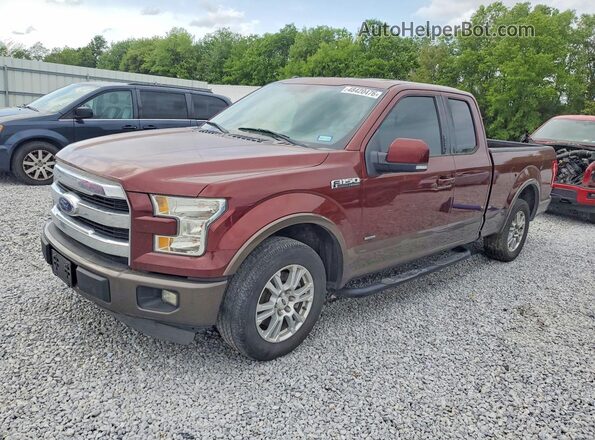 1FTEX1CP8GKE66032 2016 FORD F150 Коричневый Передняя левая четверть