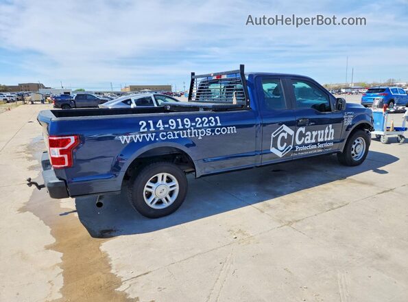 1FTEX1CP8JKC68056 2018 FORD F150 Blue Tył prawy