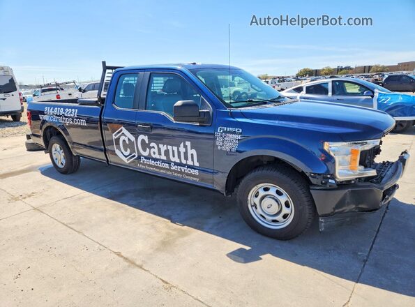 1FTEX1CP8JKC68056 2018 FORD F150 Blue Przód prawy