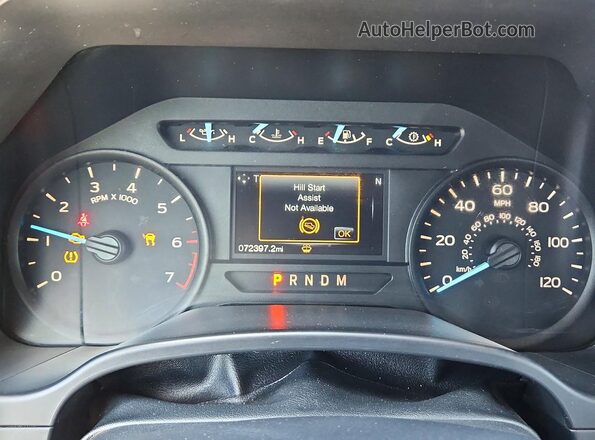 1FTEX1CP8JKC68056 2018 FORD F150 Blue Widok zestawu wskaźników