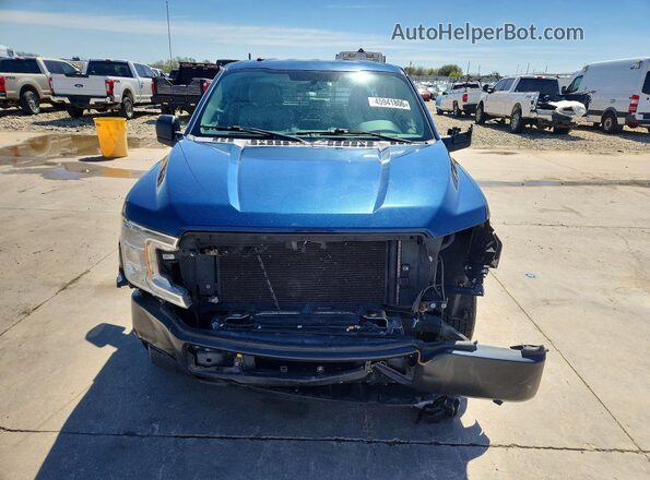 1FTEX1CP8JKC68056 2018 FORD F150 Blue Widok z przodu
