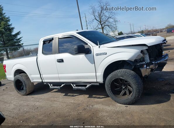 1FTEX1EB3JFE00893 2018 FORD F150 White Вид щитка приладів