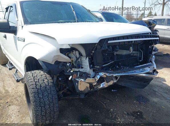 1FTEX1EB3JFE00893 2018 FORD F150 White Вид спереду